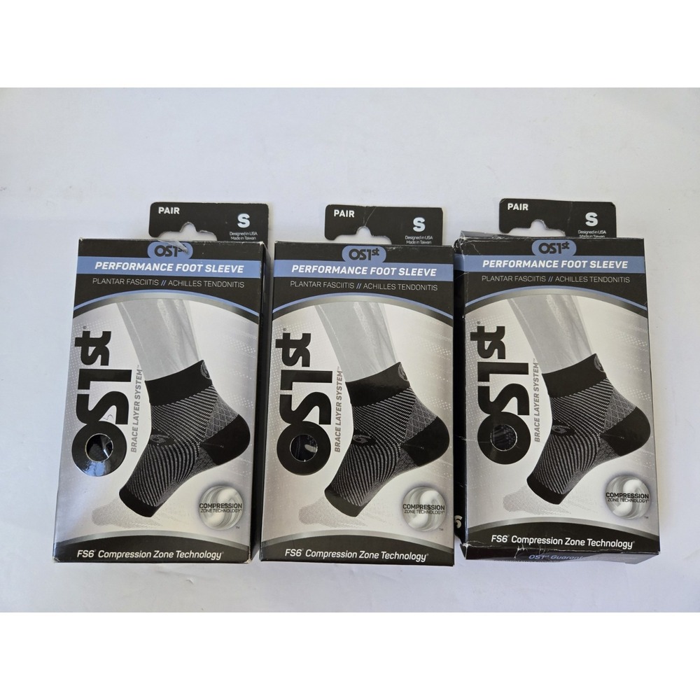Os1st Performance Foot Sleeve 3 pairs New sz Small